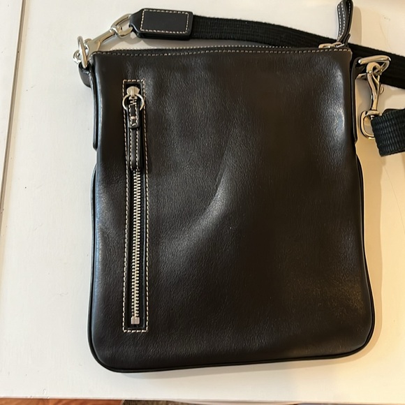 VINTAGE COACH HAMILTON LUXURY DESIGNER LEATHER SWING CROSSBODY BAG - Picture 3 of 8